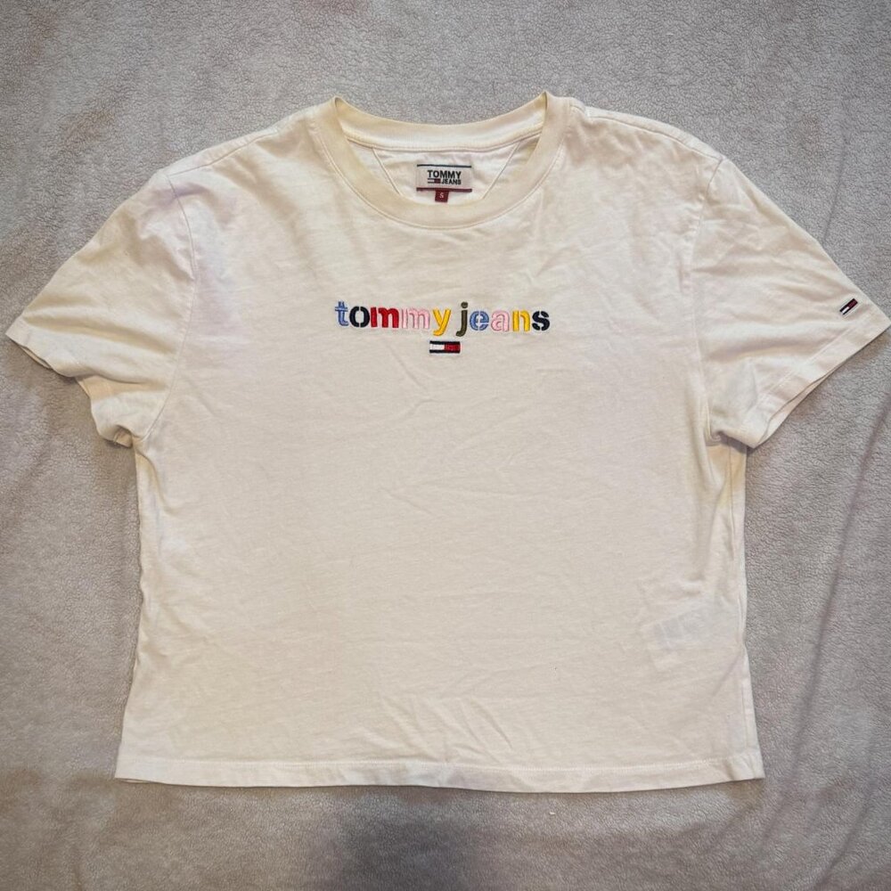 Tommy Hilfiger Women's TJW Multicolor Logo T-Shirt